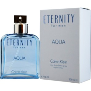 Eternity Aqua by Calvin Klein 6.7 oz EDT Spray
